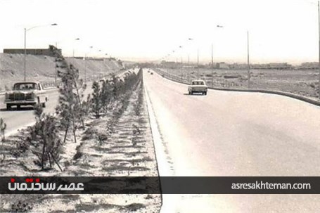 بزرگراه شهید مدرس در گذر زمان +تصاویر
