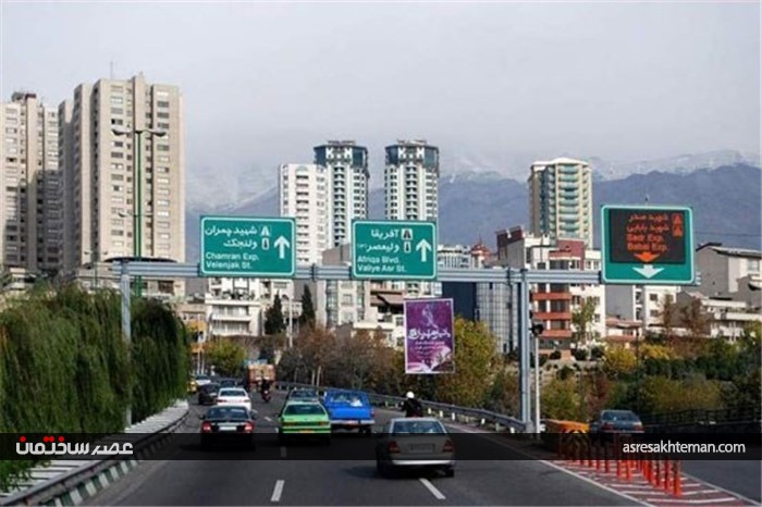 بزرگراه شهید مدرس در گذر زمان +تصاویر