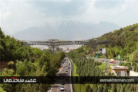 بزرگراه شهید مدرس در گذر زمان +تصاویر