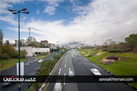 بزرگراه شهید مدرس در گذر زمان +تصاویر