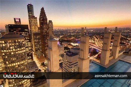 استخر دلهره آور در طبقه چهلم +تصاویر