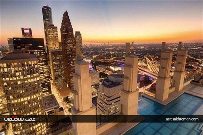 استخر دلهره آور در طبقه چهلم +تصاویر