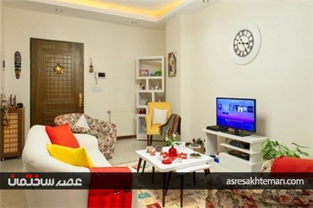 دکوراسیون آپارتمان 60 متری در اکباتان تهران