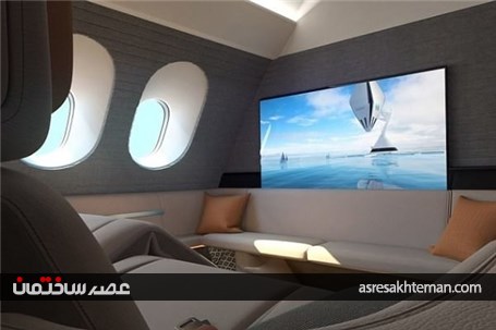طرحی برای تبدیل کابین هواپیما به هتل!