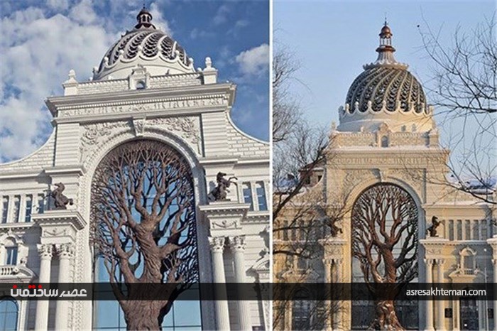 خلاقیت در طراحی نمای بیرونی ساختمان