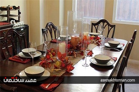 عکس هایی از دکوری، برای میز ناهار خوری