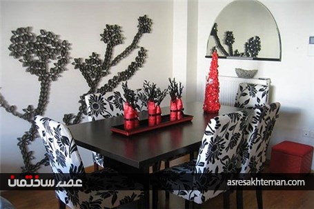 عکس هایی از دکوری، برای میز ناهار خوری