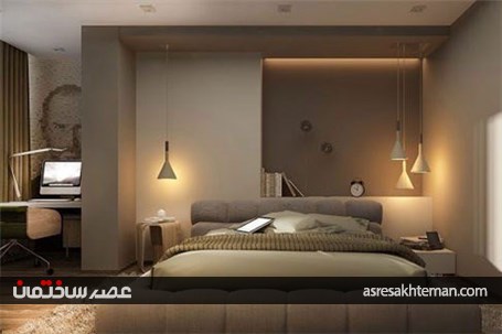 لامپ های زیبا و مدرن در دکوراسیون اتاق خواب +تصاویر