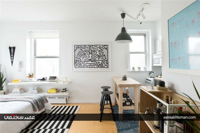 چگونه سوئیت زیر 40 متر مربع را بزرگ تر نمایش دهیم