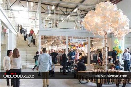 فروشگاهی زیبا از مواد بازیافتی در سوئد+ عکس