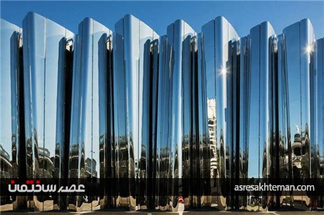 موزه ای با نمای موج دار و از جنس فولاد ضد زنگ در نیوزلند