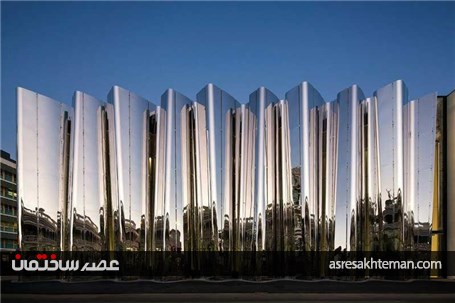 موزه ای با نمای موج دار و از جنس فولاد ضد زنگ در نیوزلند