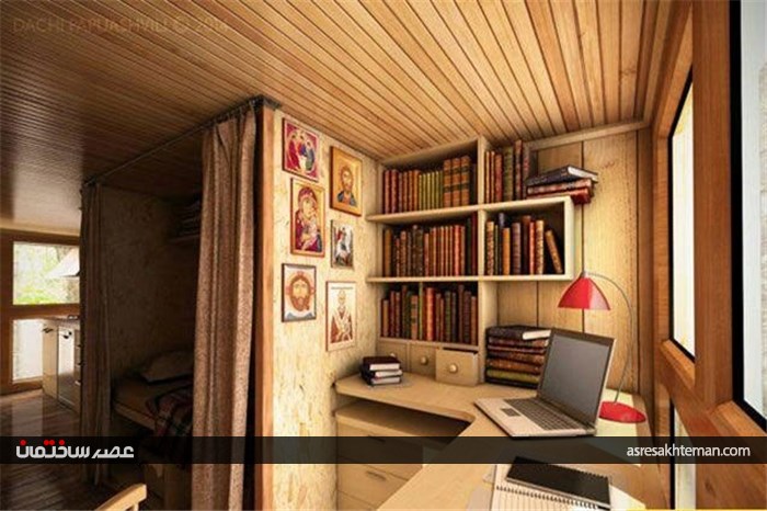 معماری خانه ی کوچک SKIT