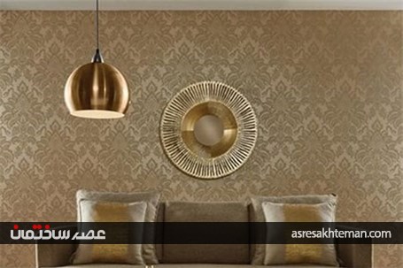تزیین دیوارهای منزل با کاغذ دیواری های 2017