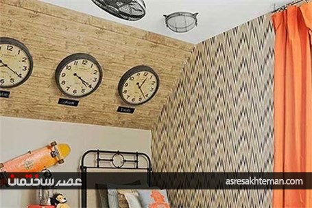 تزیین دیوارهای منزل با کاغذ دیواری های 2017
