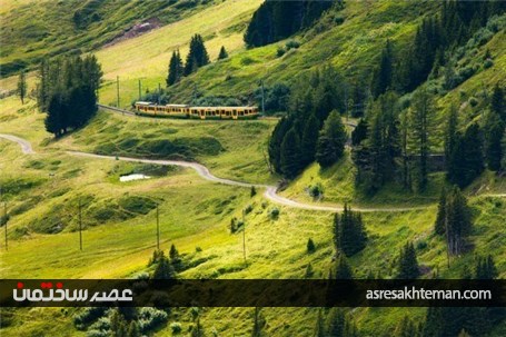 زیباترین راه آهن جهان +تصاویر