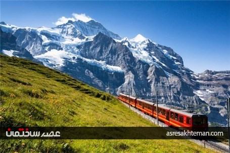 زیباترین راه آهن جهان +تصاویر