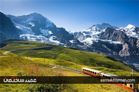 زیباترین راه آهن جهان +تصاویر