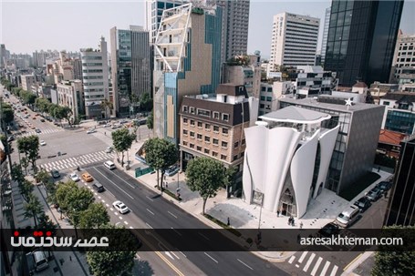 طراحی و ساخت نمای ساختمان فروشگاه مد و لباس Dior