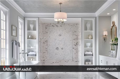 نمونه هایی از سرویس بهداشتی با دکوراسیون لوکس