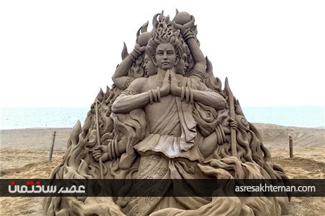 مجسمه های ماسه ای باورنکردنی هنرمند ژاپنی