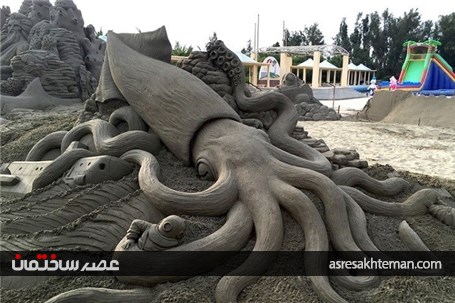 مجسمه های ماسه ای باورنکردنی هنرمند ژاپنی