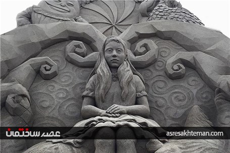 مجسمه های ماسه ای باورنکردنی هنرمند ژاپنی