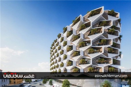 طرح پیشنهادی ساختمان مسکونی با عنوان &quot;روستای شهری&quot;