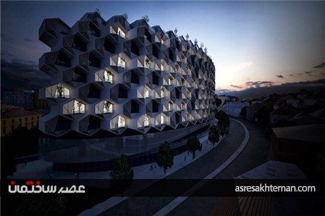طرح پیشنهادی ساختمان مسکونی با عنوان &quot;روستای شهری&quot;