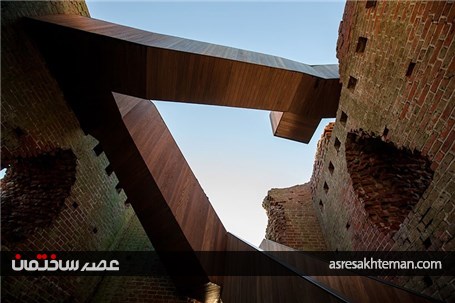 پلکانی که قلعه ای از قرون وسطی را احیا کرد!