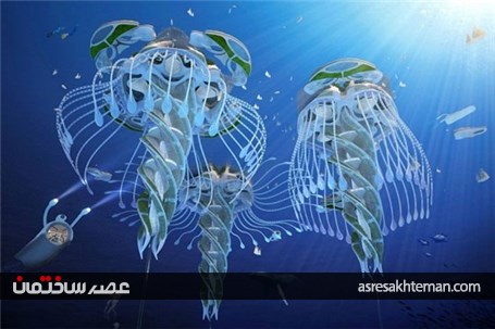 آسمان خراش‌هایی از جنس زباله و جلبک!