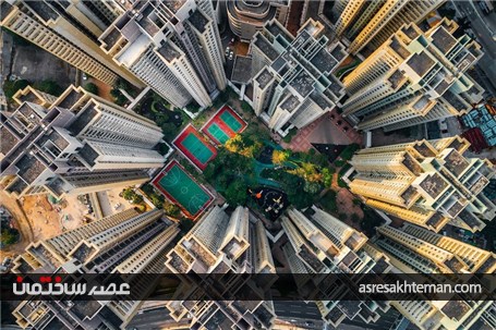 عکس های هوایی از هنگ کنگ که نمایش دهنده فاجعه برج سازی در این شهر هستند