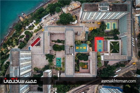 عکس های هوایی از هنگ کنگ که نمایش دهنده فاجعه برج سازی در این شهر هستند