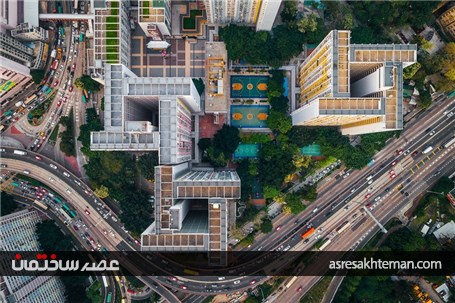 عکس های هوایی از هنگ کنگ که نمایش دهنده فاجعه برج سازی در این شهر هستند