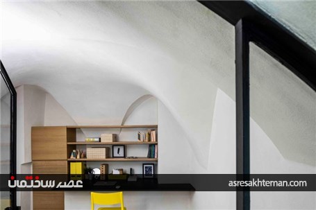 طراحی داخلی غار مدرن با کاربری مسکونی