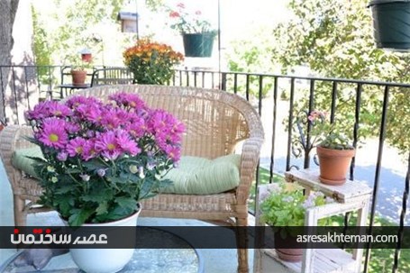 7 قدم برای داشتن بالکن بهاری و تابستانی