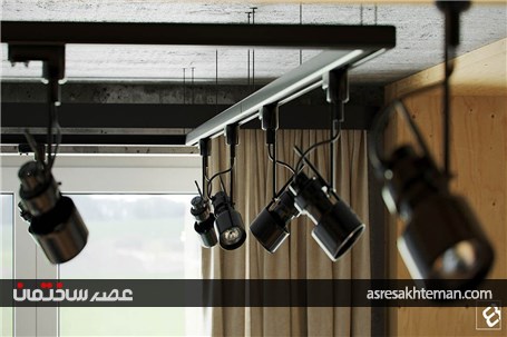 همنشینی متریال بتن و چوب در طراحی داخلی منزل