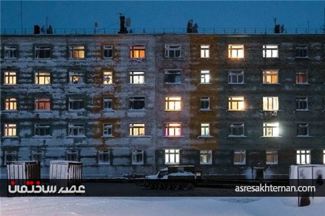 جزیره‌ای یخ‌زده در شمالی‌ترین نقطه روسیه + تصاویر