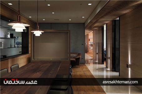 2 آپارتمان با طراحی متمرکز بر المان های چوبی