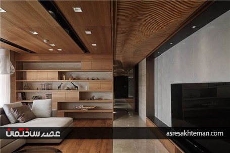 2 آپارتمان با طراحی متمرکز بر المان های چوبی