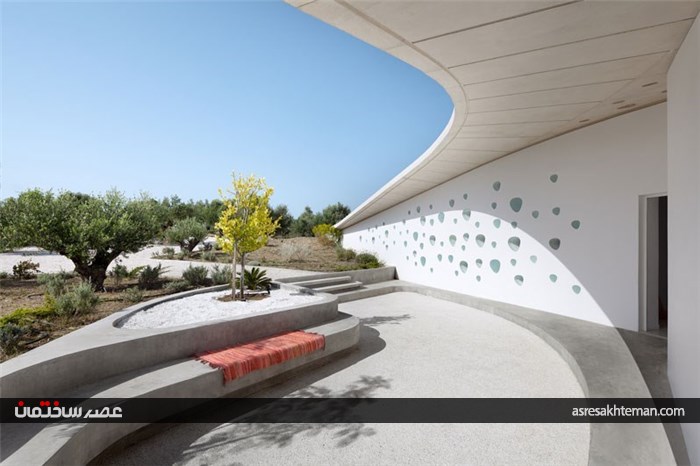 معماری خیره کننده ویلایی در یونان!