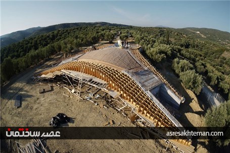 معماری خیره کننده ویلایی در یونان!