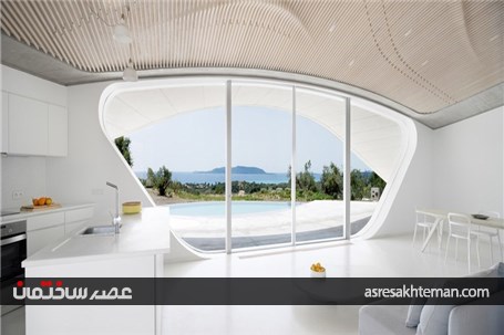 معماری خیره کننده ویلایی در یونان!