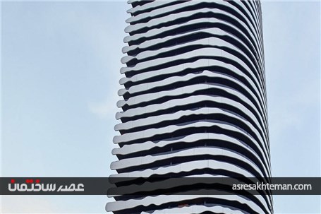 ساختمانی با نمای صورت در ملبورن که به یاد بومی های استرالیا طراحی شده