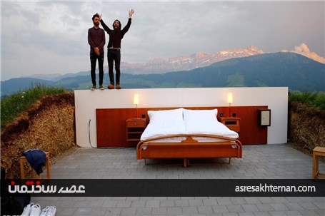 هتلی با سقف آسمانی و دیوار‌های چمنی +تصاویر