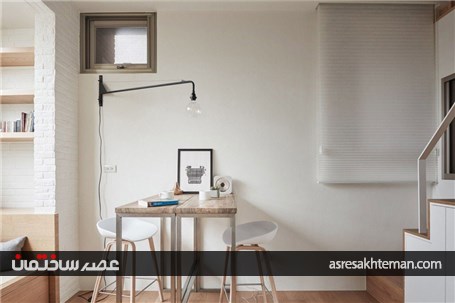 طراحی و دکوراسیون داخلی یک &quot;میکرو آپارتمان&quot; 22 متری