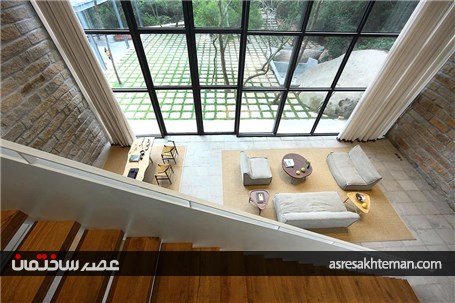 طراحی ویلای دوبلکس با الهام از طبیعت
