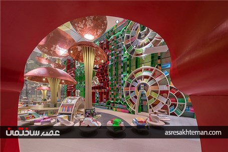 طراحی داخلی شهر کتاب و خلق یک فضای ماورایی در چین
