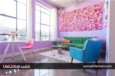 خانه رنگین کمانی +تصاویر دیدنی