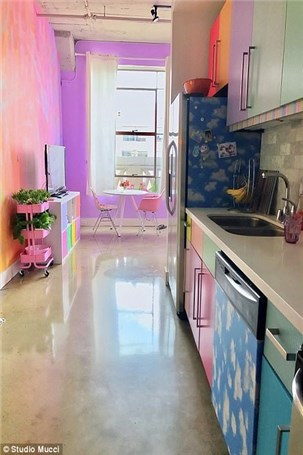 خانه رنگین کمانی +تصاویر دیدنی